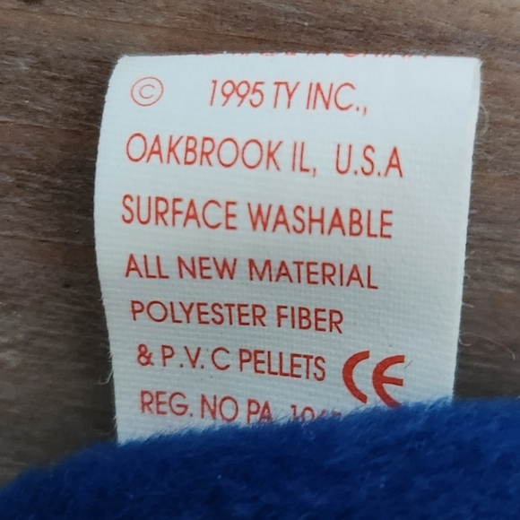 ๐ Ty Beanie Baby โInchโ the Inchworm โ 1995 Vintage Plush, Excellent Condition - Picture 10 of 10